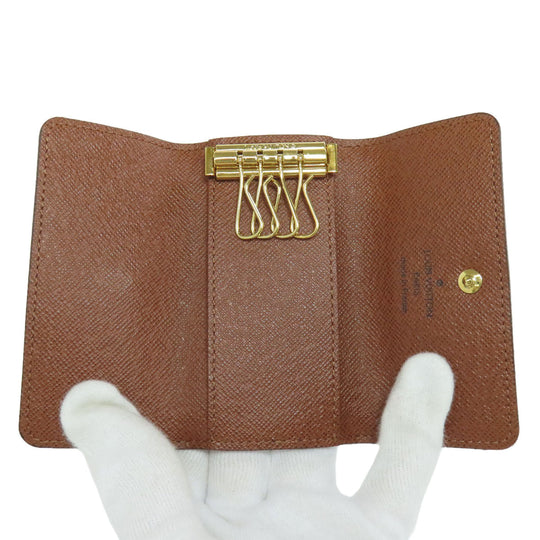 LOUIS VUITTON Key case Key holder  M69517 Monogram canvas Brown Multicles4 Women(Unisex) Used Authentic