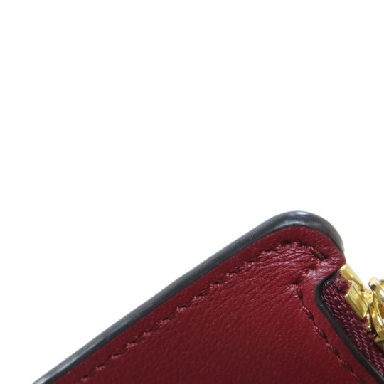 LOEWE Coin case leather Red anagram