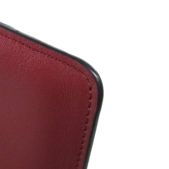 LOEWE Coin case leather Red anagram