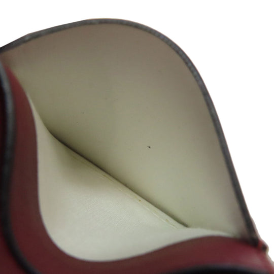 LOEWE Coin case leather Red anagram
