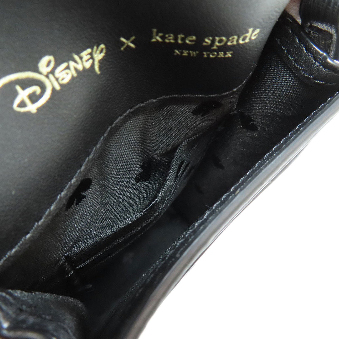 Kate Spade Shoulder Bag PVC black Disney collaboration Women Used Authentic
