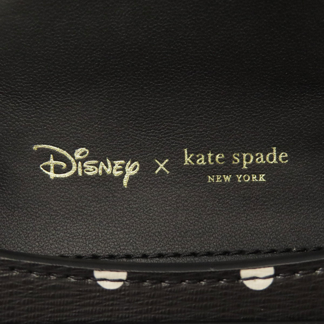 Kate Spade Shoulder Bag PVC black Disney collaboration Women Used Authentic