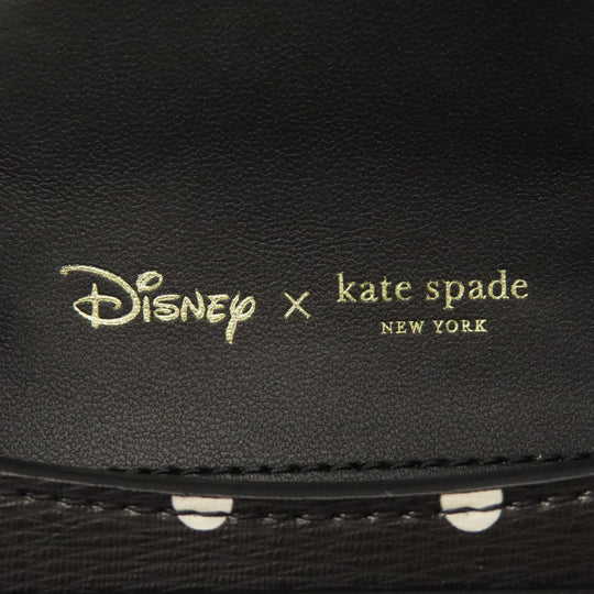 Kate Spade Shoulder Bag PVC black Disney collaboration Women Used Authentic