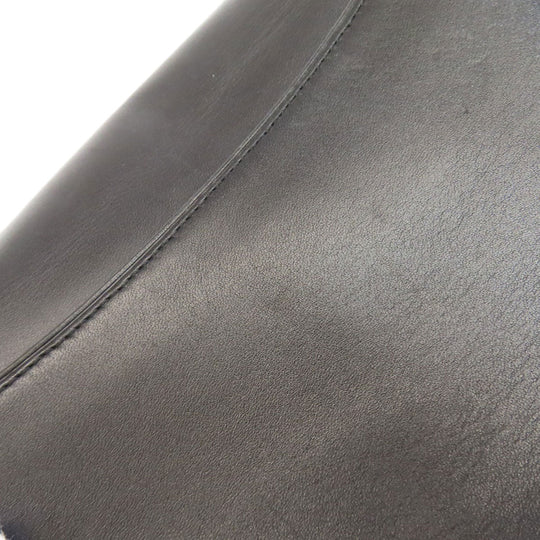 COACH Shoulder Bag 12110 leather black ChainShoulder Swagger 25