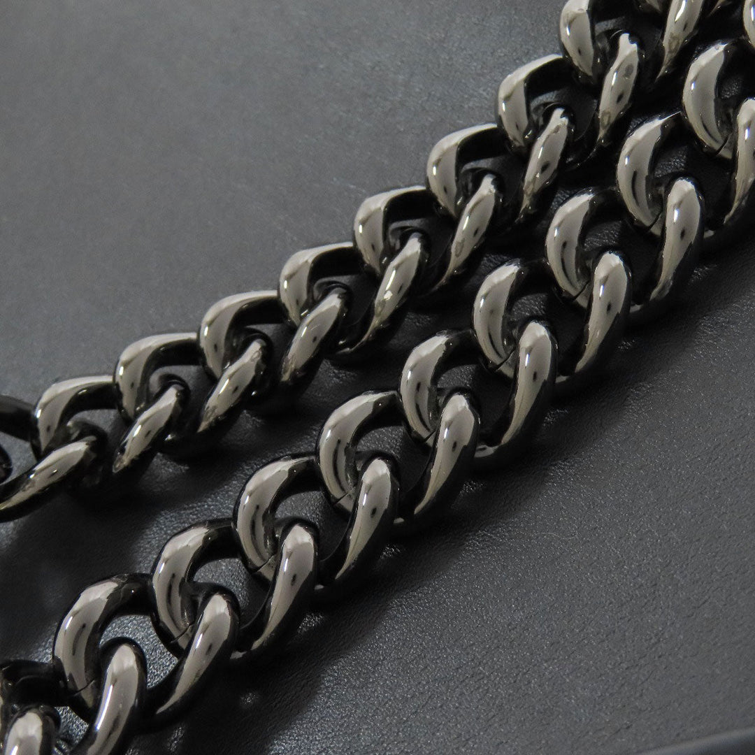 COACH Shoulder Bag 12110 leather black ChainShoulder Swagger 25