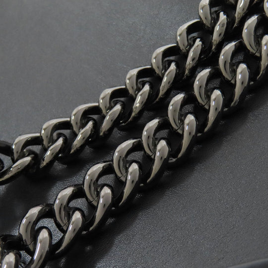 COACH Shoulder Bag 12110 leather black ChainShoulder Swagger 25