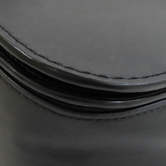 COACH Shoulder Bag 12110 leather black ChainShoulder Swagger 25