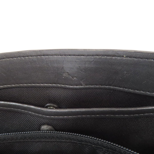 COACH Shoulder Bag 12110 leather black ChainShoulder Swagger 25