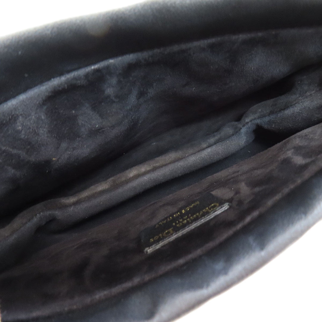 Christian Dior Handbag Calfskin black Lady Dior Millie 2WAY Women Used Authentic