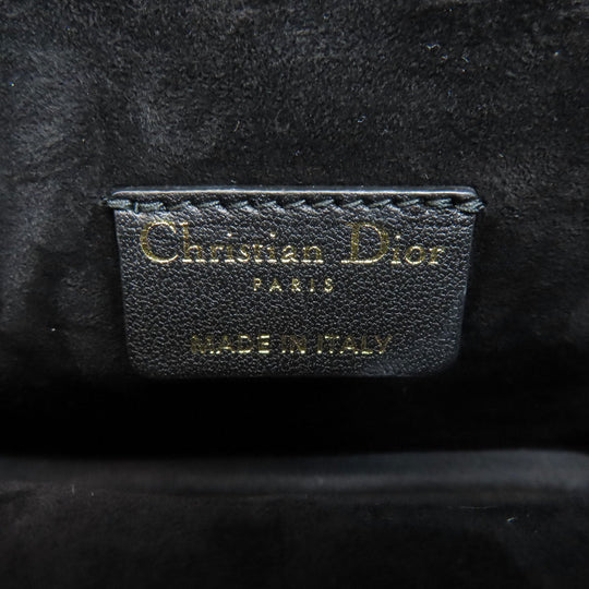 Christian Dior Handbag Calfskin black Lady Dior Millie 2WAY Women Used Authentic