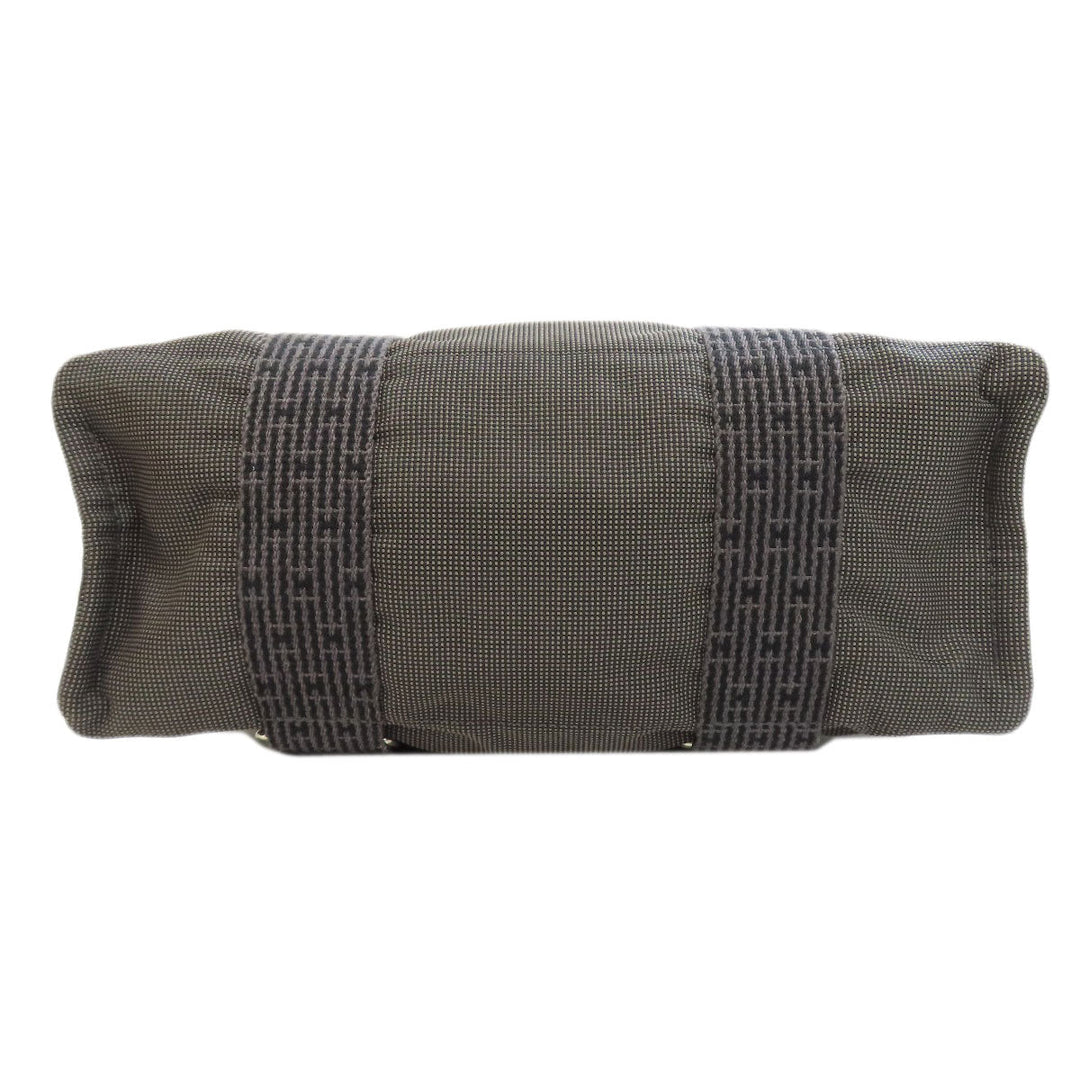 HERMES Backpack canvas gray Her Line ad MM Women Used Authentic