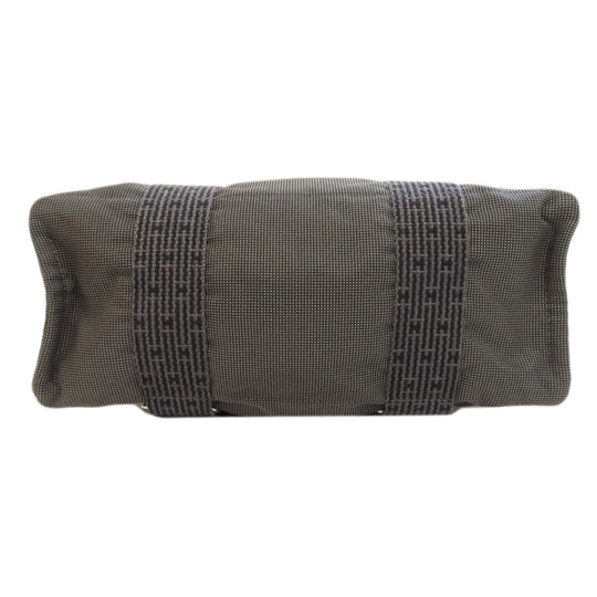 HERMES Backpack canvas gray Her Line ad MM Women Used Authentic