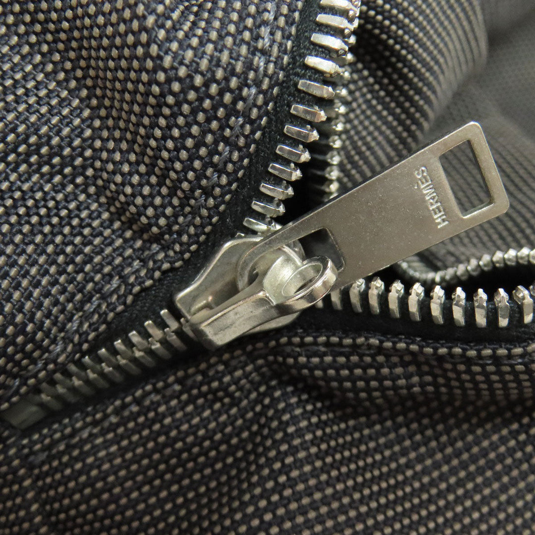 HERMES Backpack canvas gray Her Line ad MM Women Used Authentic