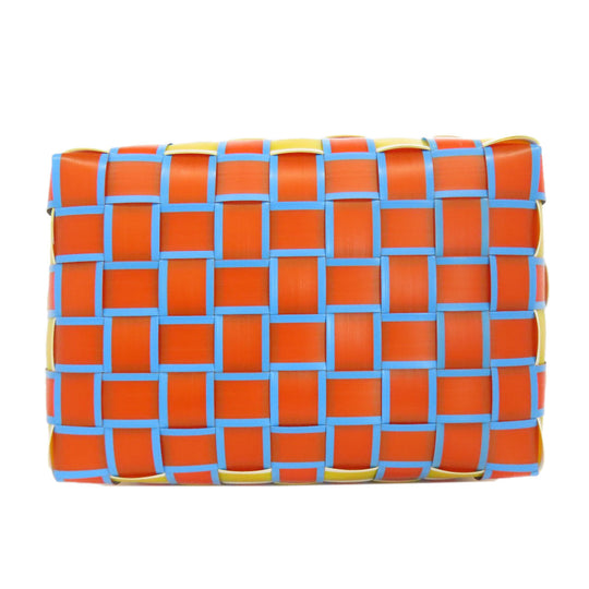 MARNI Handbag PVC Orange Basket bag Women Used Authentic