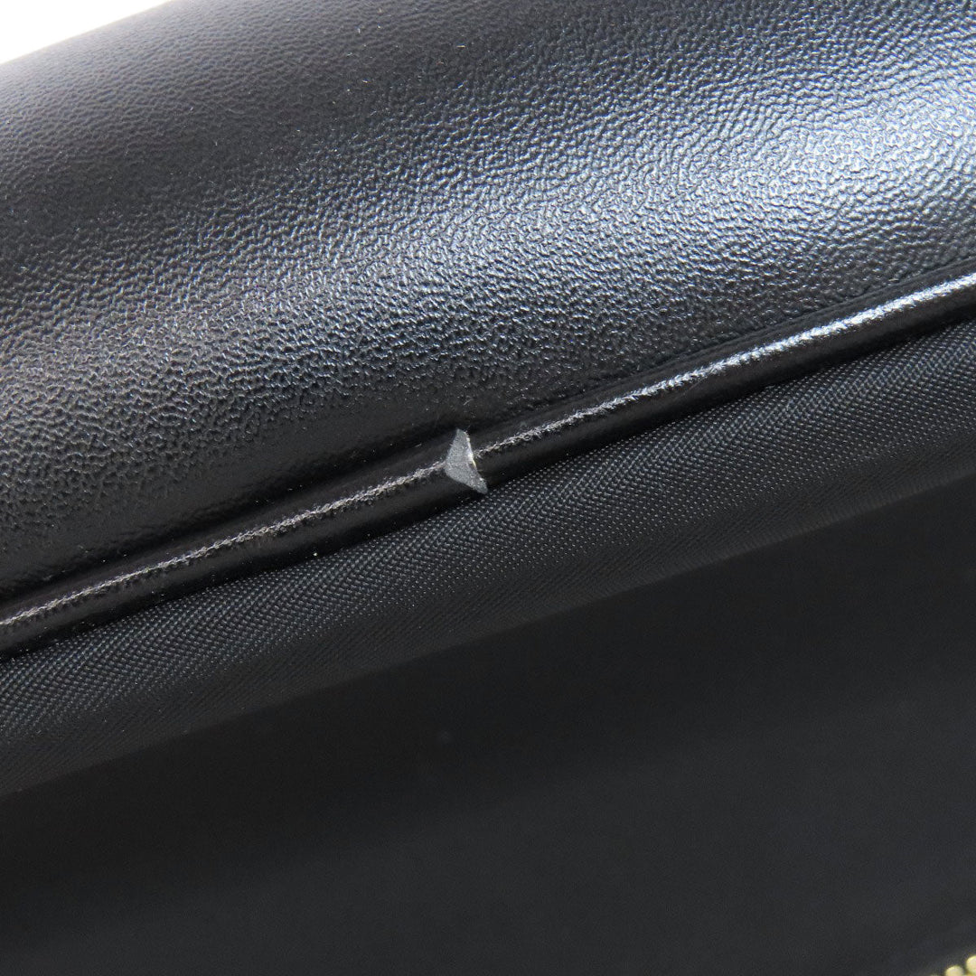 MICHAEL KORS Shoulder Bag Nylon black logo Women Used Authentic