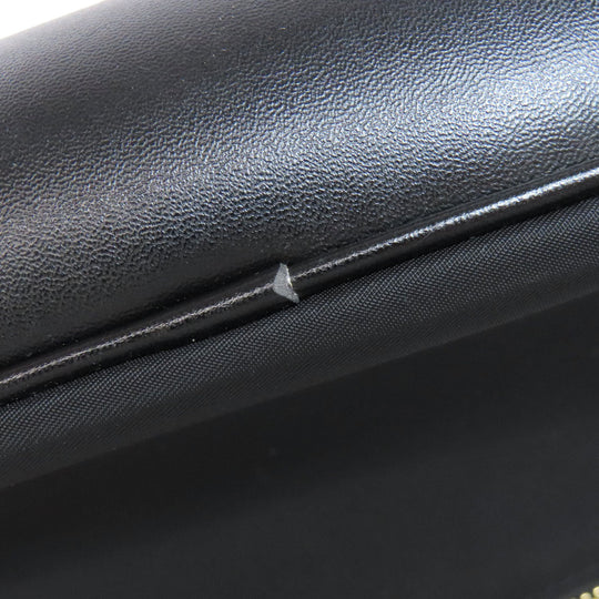 MICHAEL KORS Shoulder Bag Nylon black logo Women Used Authentic