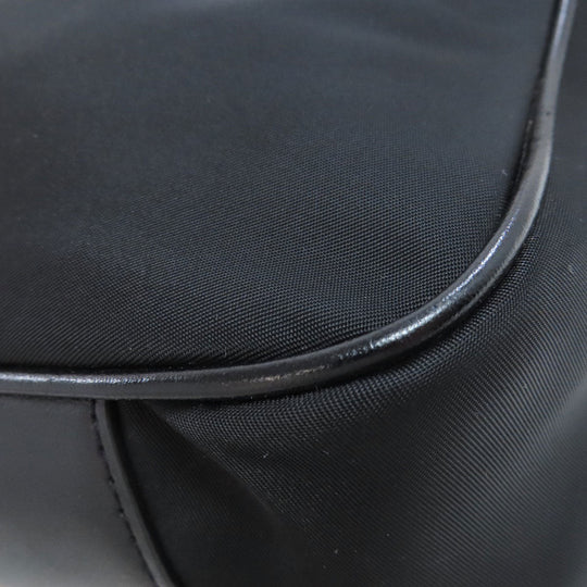 MICHAEL KORS Shoulder Bag Nylon black logo Women Used Authentic