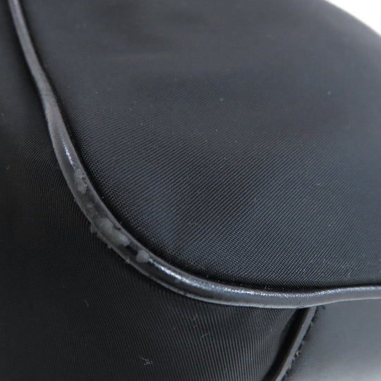 MICHAEL KORS Shoulder Bag Nylon black logo Women Used Authentic