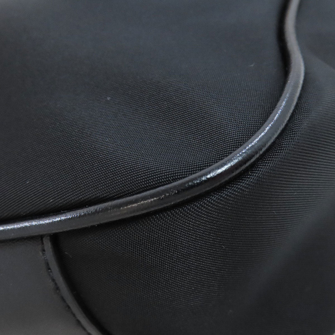 MICHAEL KORS Shoulder Bag Nylon black logo Women Used Authentic