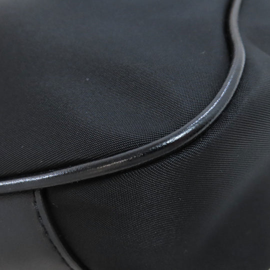 MICHAEL KORS Shoulder Bag Nylon black logo Women Used Authentic