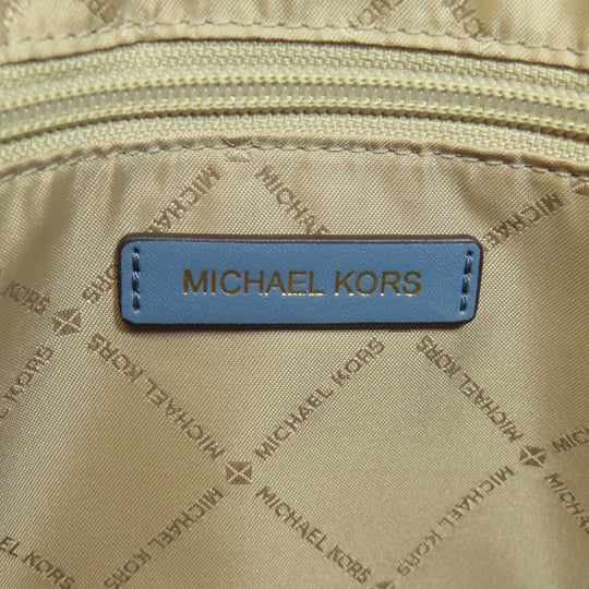 MICHAEL KORS Tote Bag PVC Brown Hamilton MK Signature 2WAY Women Used Authentic