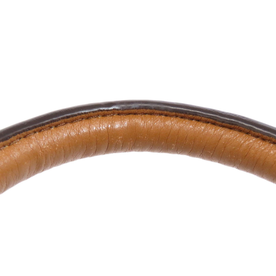 MICHAEL KORS Handbag leather Brown 2WAY Women Used Authentic