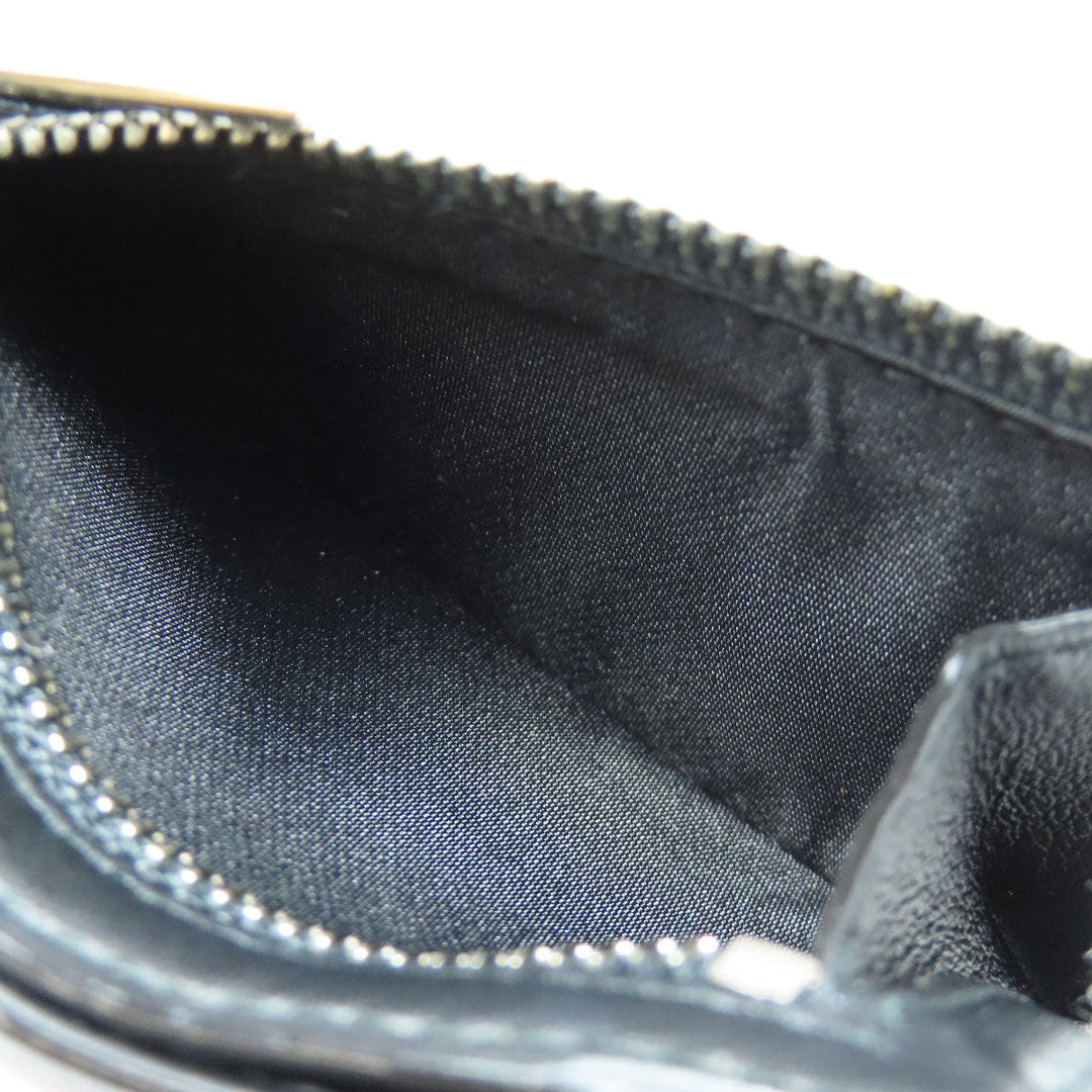 BALLY Card Case leather black logo mens(Unisex) Used Authentic