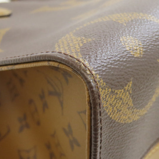 LOUIS VUITTON Tote Bag M45321 Giant monogram canvas Brown On the Go MM Women(Unisex) Used Authentic