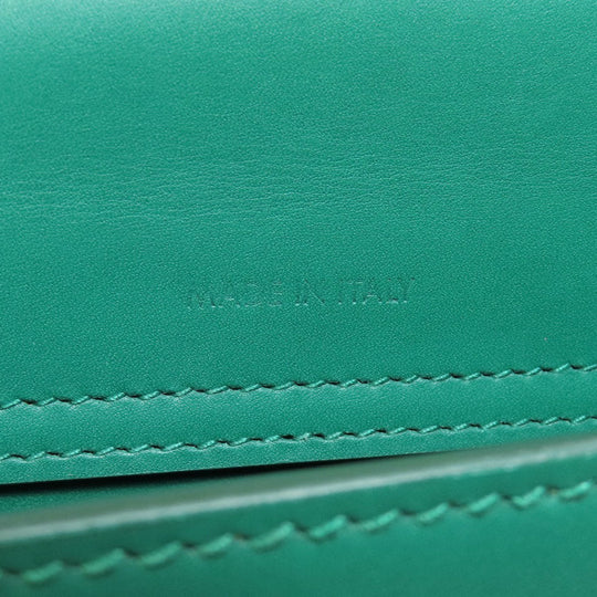 DOLCE&GABBANA Handbag leather green Sicily 62 2WAY Women Used Authentic