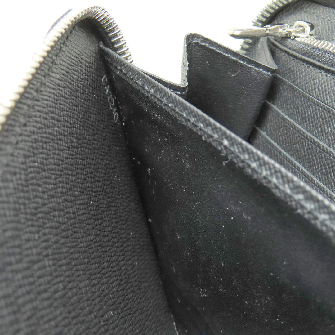 LOUIS VUITTON Long Wallet Purse N60379 Damier canvas gray Zippy Dragonne