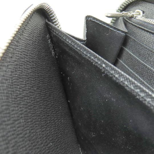 LOUIS VUITTON Long Wallet Purse N60379 Damier canvas gray Zippy Dragonne