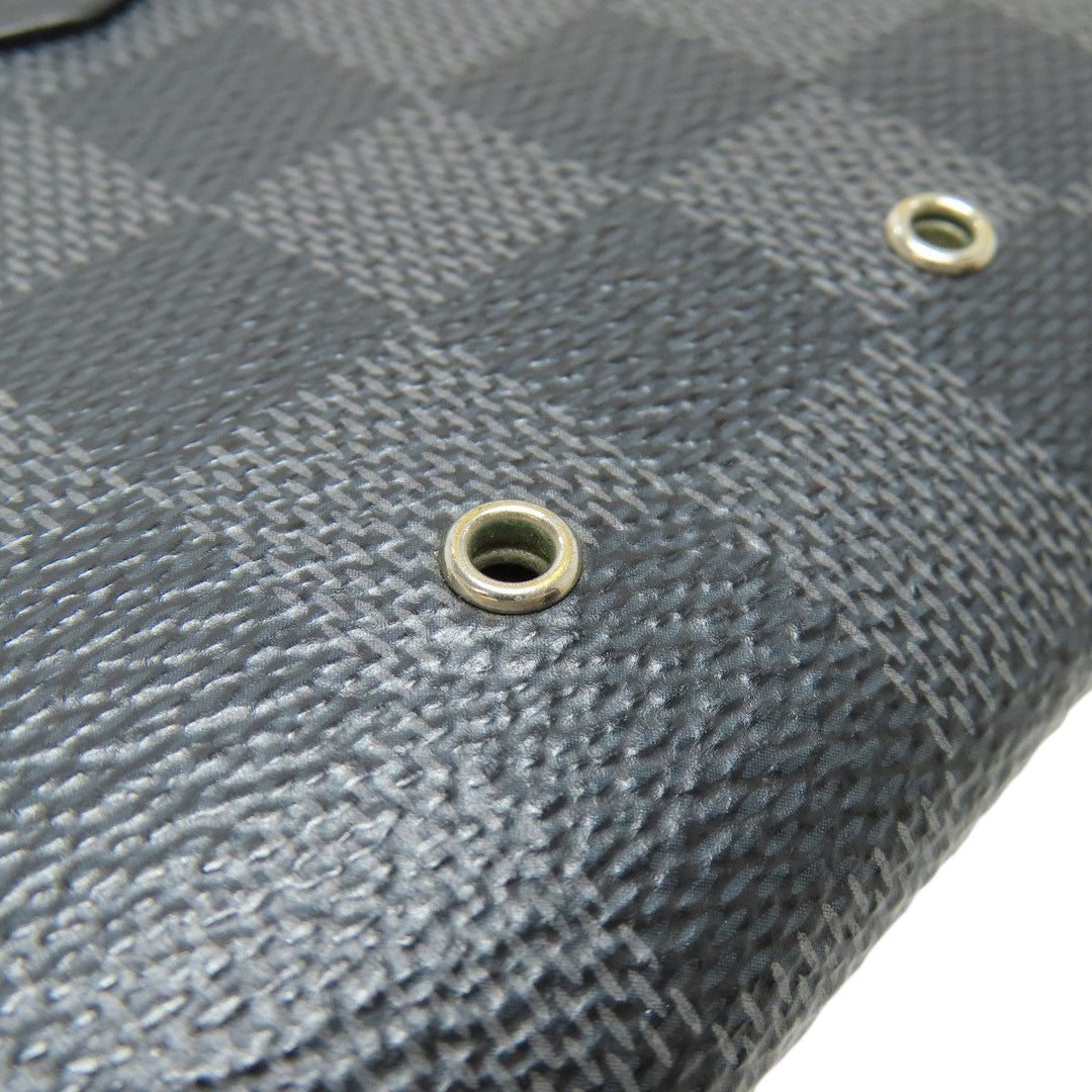 LOUIS VUITTON Long Wallet Purse N60379 Damier canvas gray Zippy Dragonne