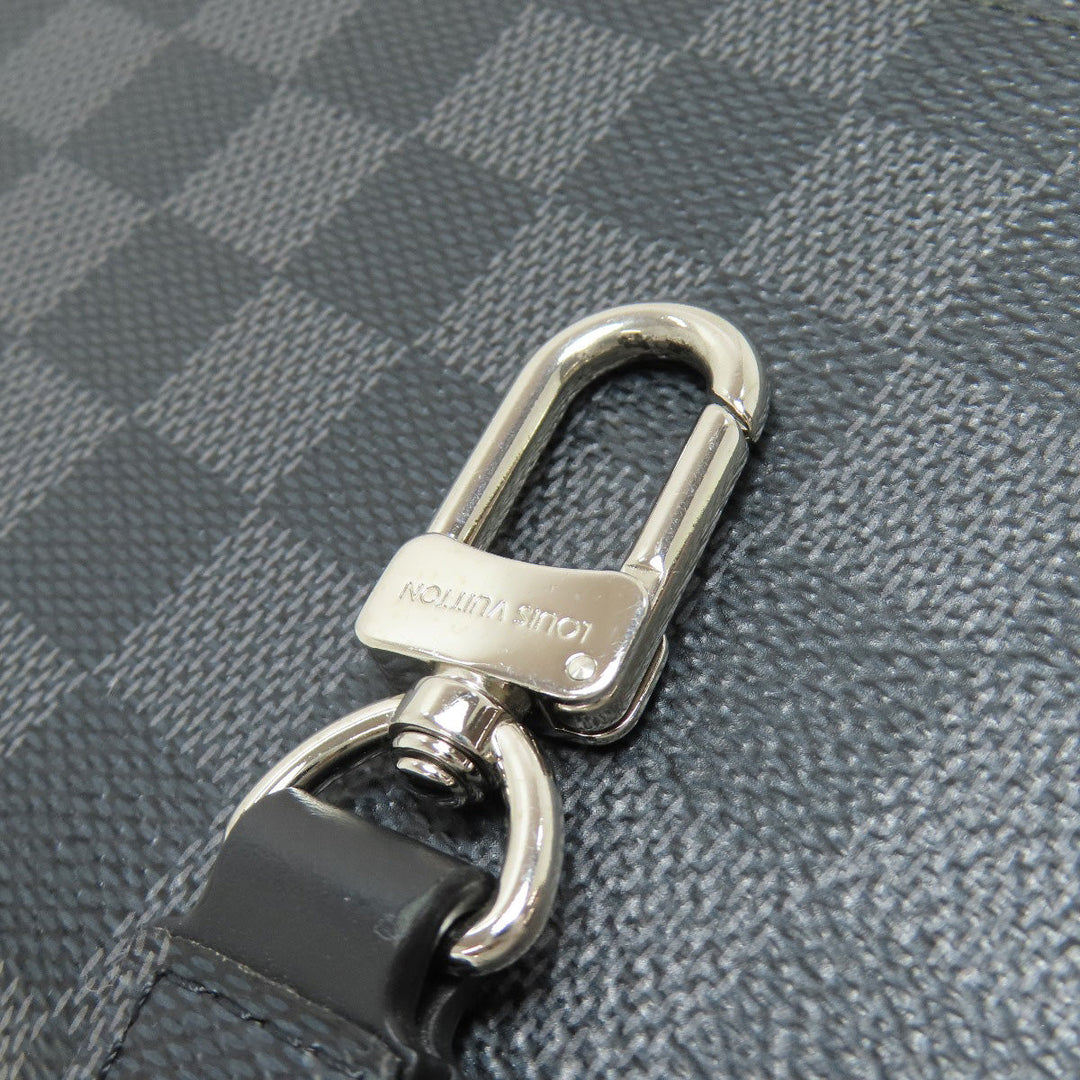 LOUIS VUITTON Long Wallet Purse N60379 Damier canvas gray Zippy Dragonne