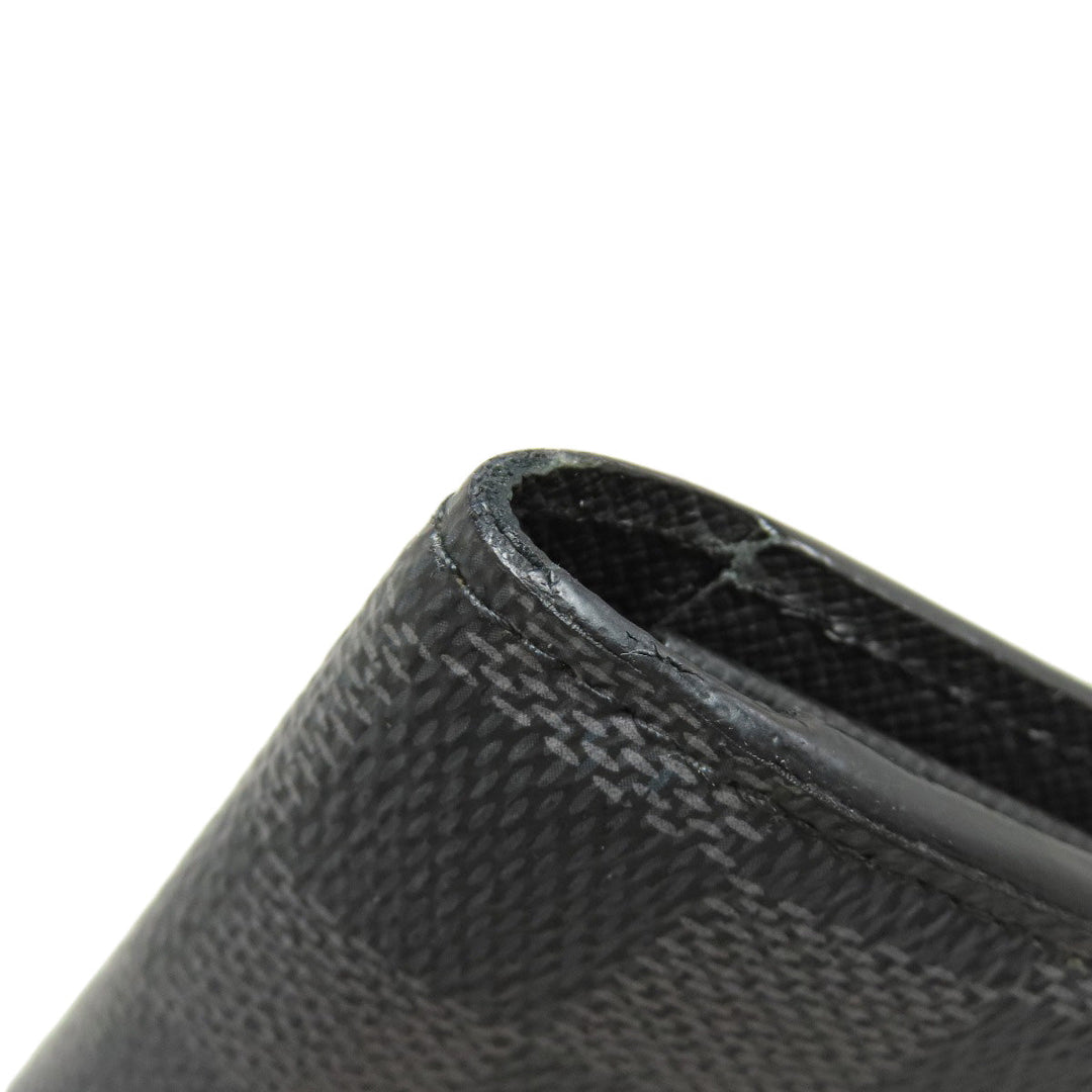 LOUIS VUITTON Long Wallet Purse N60379 Damier canvas gray Zippy Dragonne
