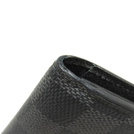 LOUIS VUITTON Long Wallet Purse N60379 Damier canvas gray Zippy Dragonne