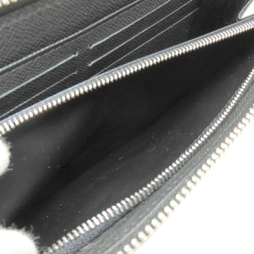 LOUIS VUITTON Long Wallet Purse N60379 Damier canvas gray Zippy Dragonne