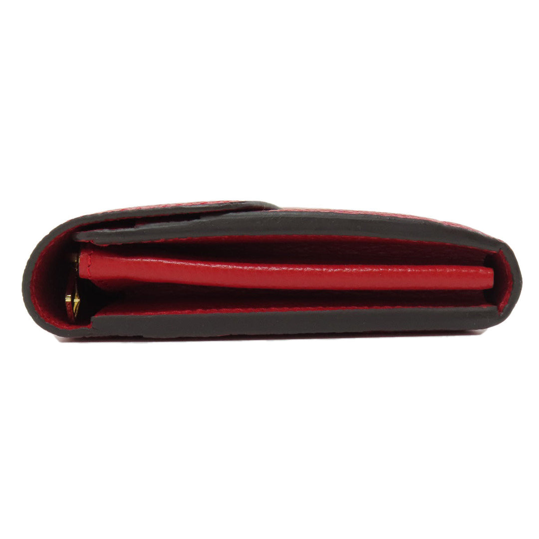 LOUIS VUITTON Long Wallet Purse M61181 Ann Platt Red Portefeuille Sara