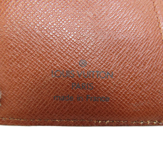 LOUIS VUITTON Bifold Wallet M61663 Monogram canvas Brown Portefeuille Vienova Women Used Authentic