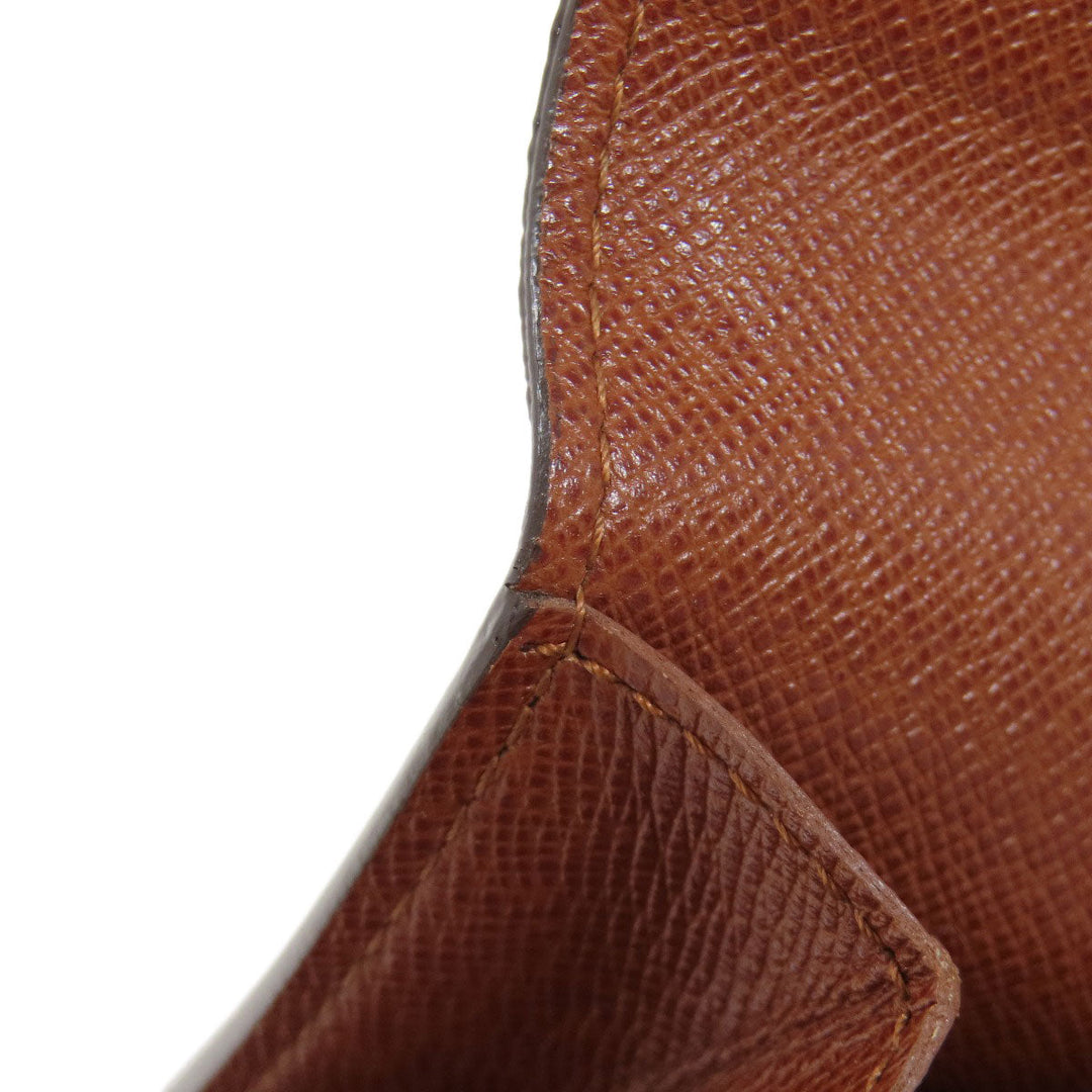 LOUIS VUITTON Bifold Wallet M61735 Monogram canvas Brown Portonet Zip Women Used Authentic