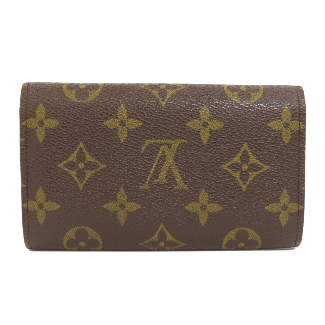 LOUIS VUITTON Bifold Wallet M61735 Monogram canvas Brown Portonet Zip Women Used Authentic
