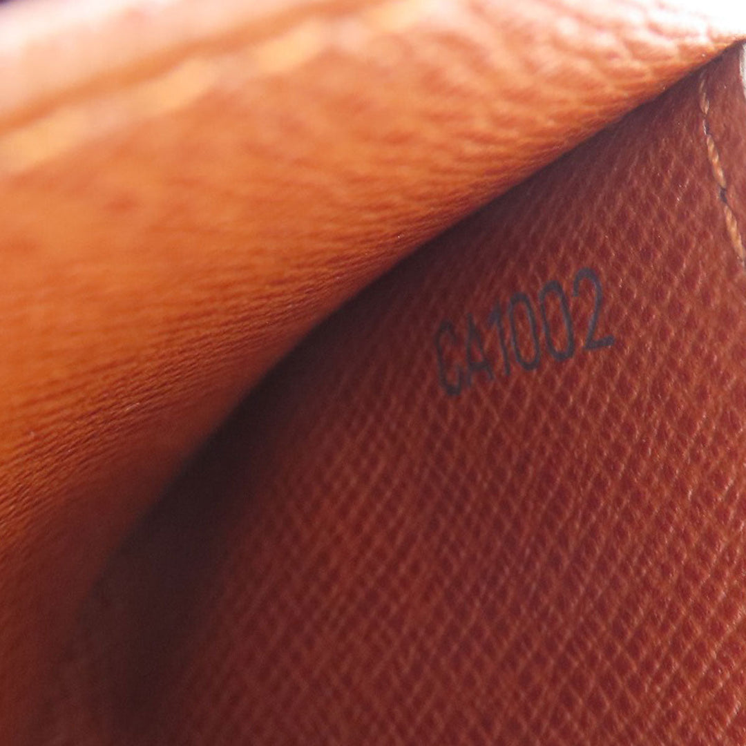 LOUIS VUITTON Bifold Wallet M61735 Monogram canvas Brown Portonet Zip Women Used Authentic
