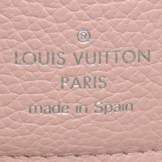 LOUIS VUITTON Bifold Wallet M67859 Taurillon Clemence Leather pink Portefeuille Rockmini Women Used Authentic