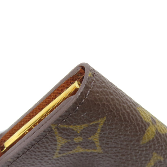 LOUIS VUITTON Key case Key holder  M62631 Monogram canvas Brown Multicles