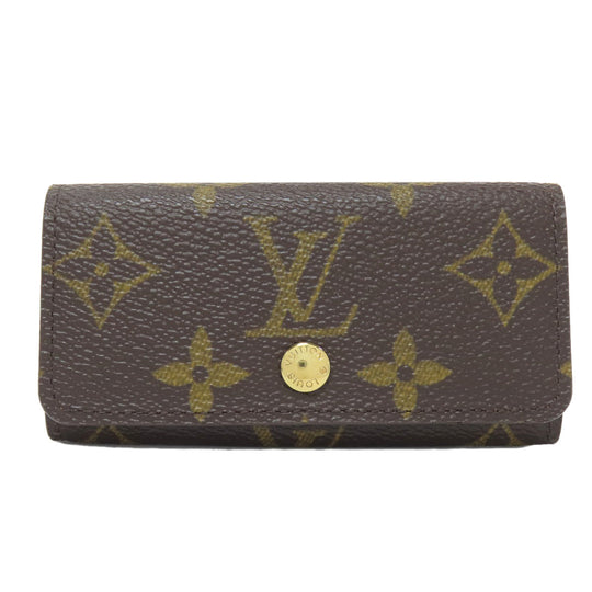 LOUIS VUITTON Key case Key holder  M62631 Monogram canvas Brown Multicles