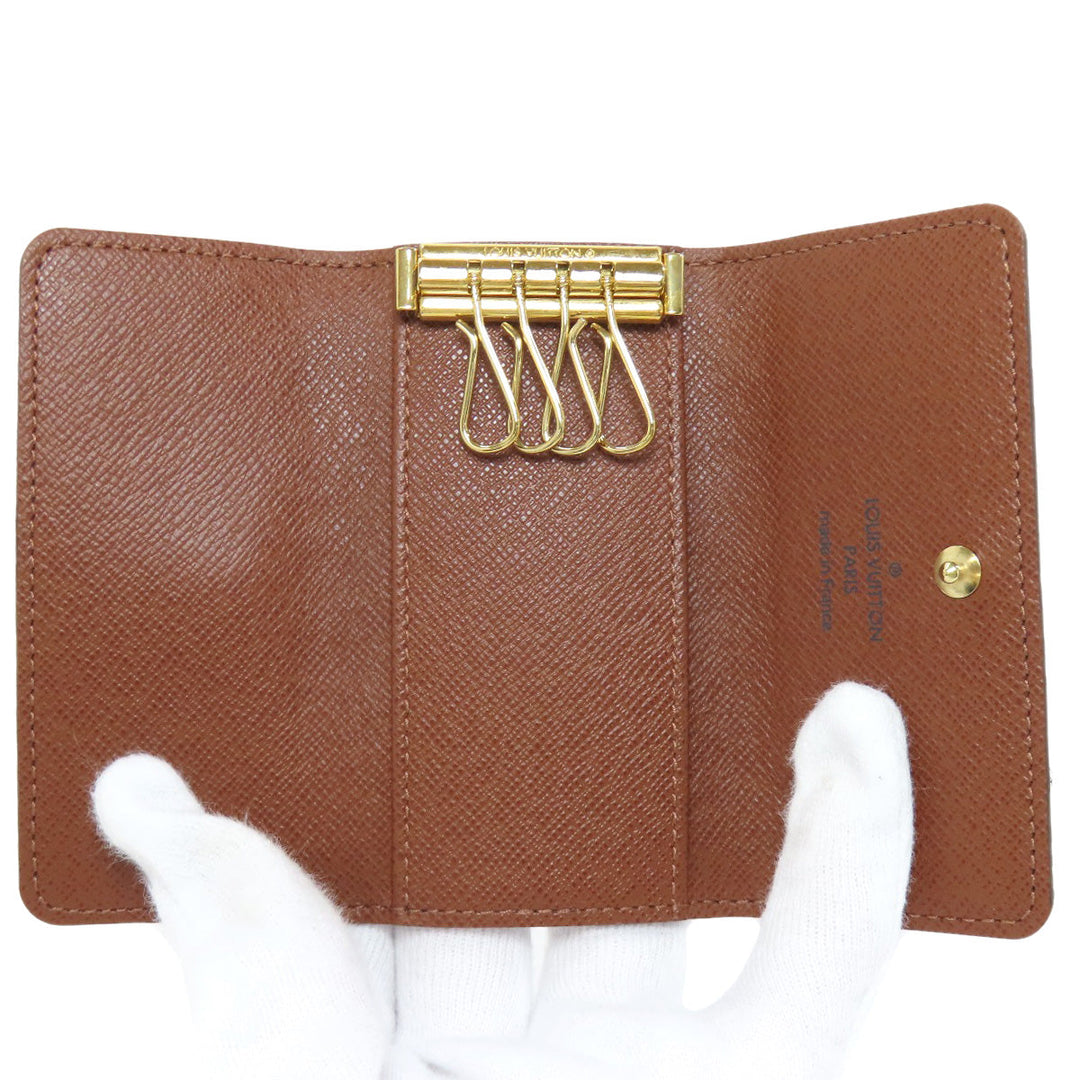 LOUIS VUITTON Key case Key holder  M62631 Monogram canvas Brown Multicles