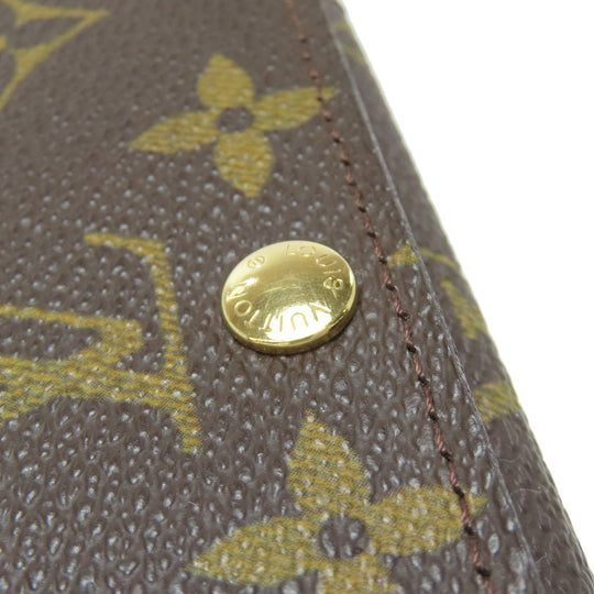 LOUIS VUITTON Key case Key holder  M62631 Monogram canvas Brown Multicles4 Women(Unisex) Used Authentic