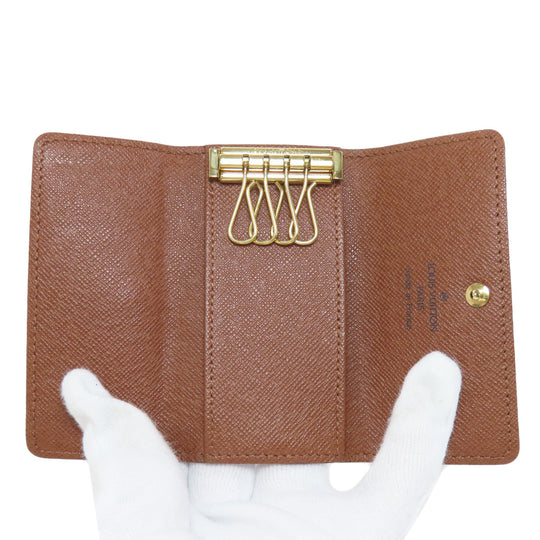LOUIS VUITTON Key case Key holder  M62631 Monogram canvas Brown Multicles4 Women(Unisex) Used Authentic