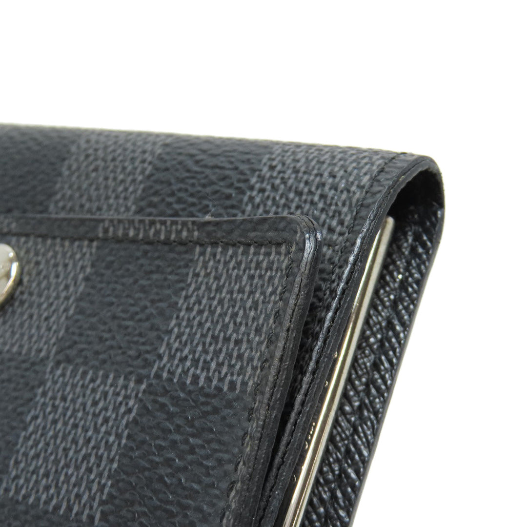 LOUIS VUITTON Key case Key holder  N62662 Damier canvas gray Multicles6 mens Used Authentic