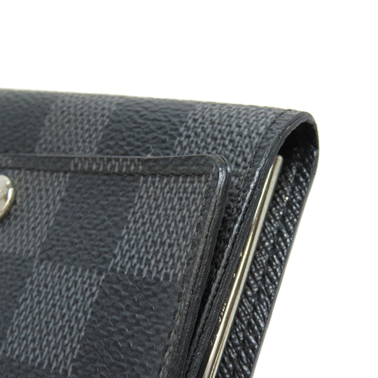 LOUIS VUITTON Key case Key holder  N62662 Damier canvas gray Multicles6 mens Used Authentic