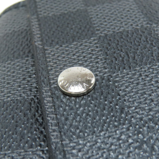 LOUIS VUITTON Key case Key holder  N62662 Damier canvas gray Multicles6 mens Used Authentic